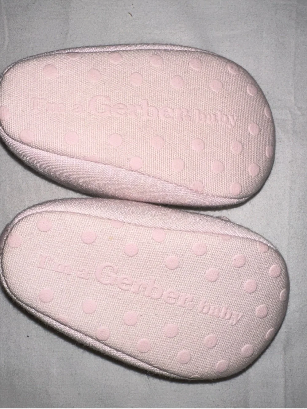 Gerber Baby Pink Bow Mary Jane Shoes